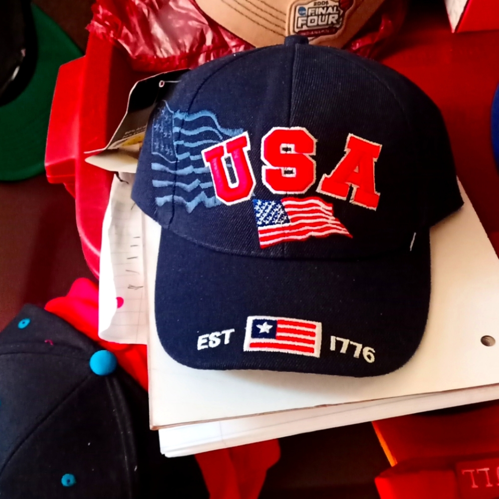 Designer men USA cap Velcro snapback